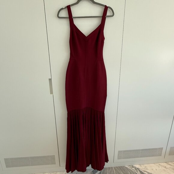 Hervé L. Leroux Burgundy Gown - Picture 1 of 4
